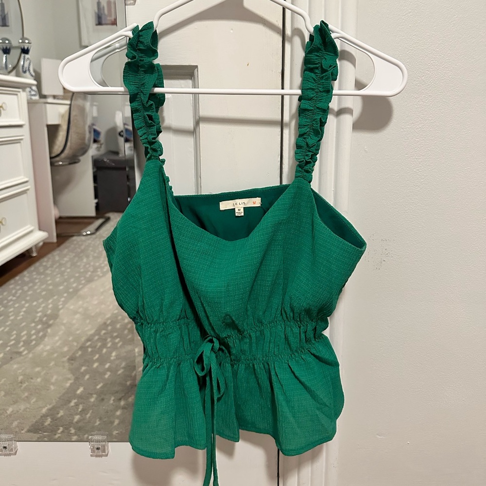 Kelly Green Blouse